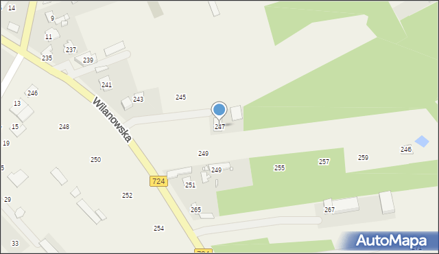 Cieciszew, Cieciszew, 247, mapa Cieciszew