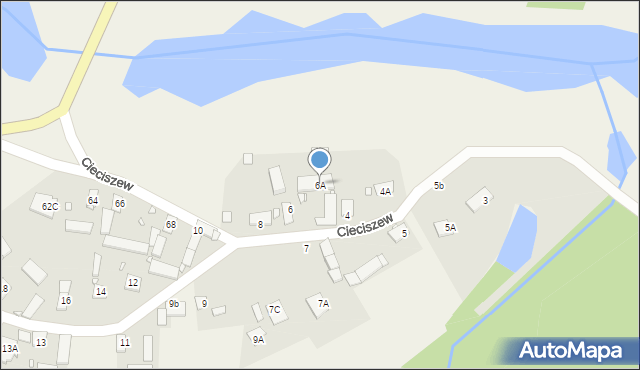 Cieciszew, Cieciszew, 6A, mapa Cieciszew