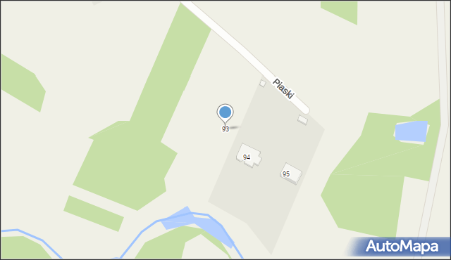 Cieciszew, Cieciszew, 93, mapa Cieciszew