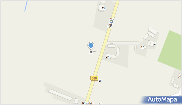 Cieciszew, Cieciszew, 99, mapa Cieciszew