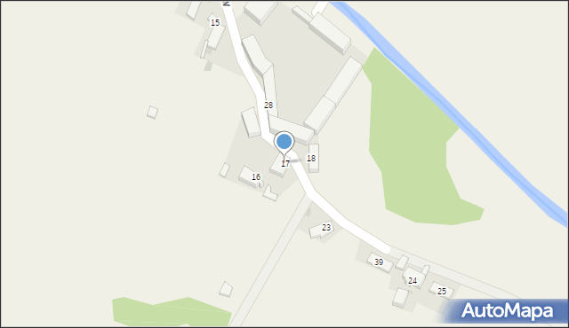 Cieciszów, Cieciszów, 17, mapa Cieciszów