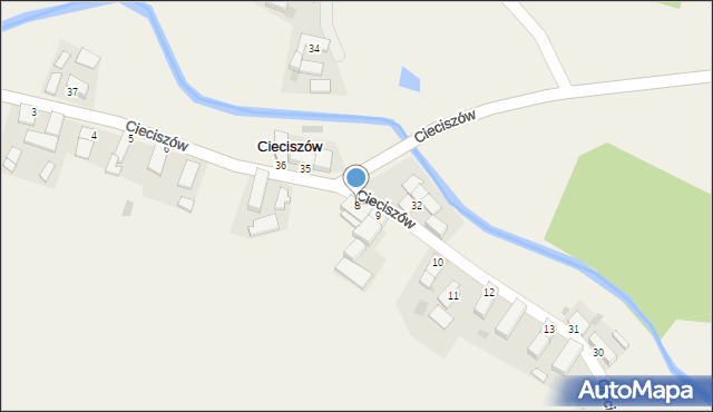 Cieciszów, Cieciszów, 8, mapa Cieciszów