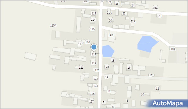 Cieciułów, Cieciułów, 118, mapa Cieciułów