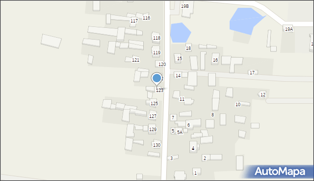 Cieciułów, Cieciułów, 124, mapa Cieciułów