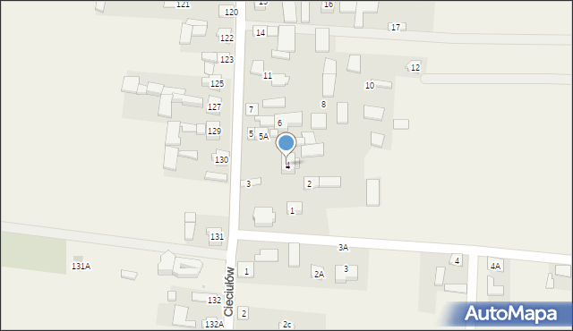 Cieciułów, Cieciułów, 4, mapa Cieciułów