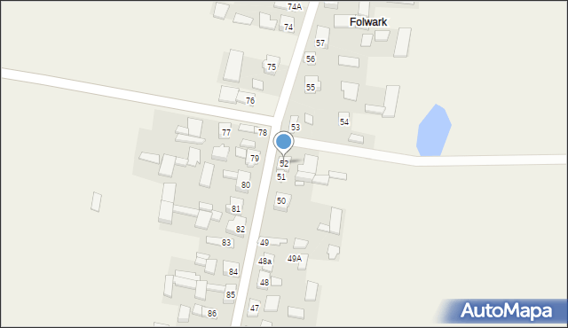 Cieciułów, Cieciułów, 52, mapa Cieciułów