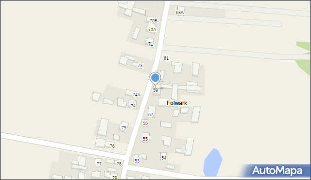 Cieciułów, Cieciułów, 59, mapa Cieciułów