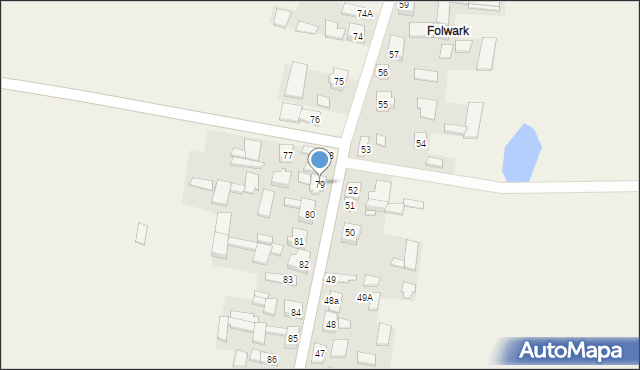 Cieciułów, Cieciułów, 79, mapa Cieciułów