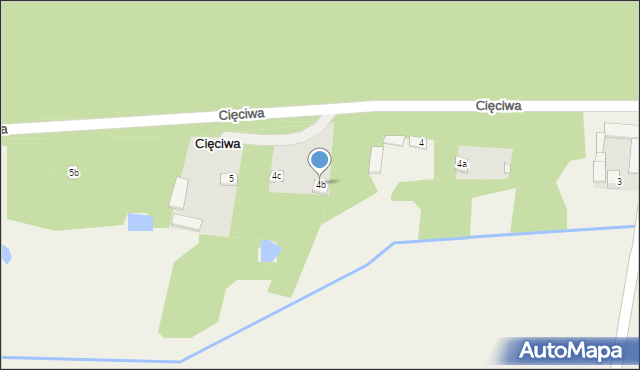 Cięciwa, Cięciwa, 4b, mapa Cięciwa