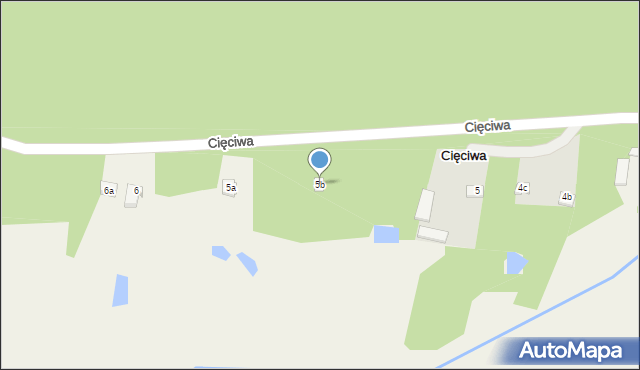 Cięciwa, Cięciwa, 5b, mapa Cięciwa