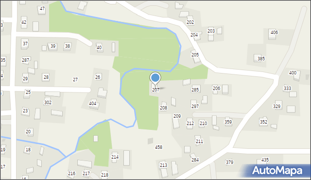 Cieklin, Cieklin, 207, mapa Cieklin