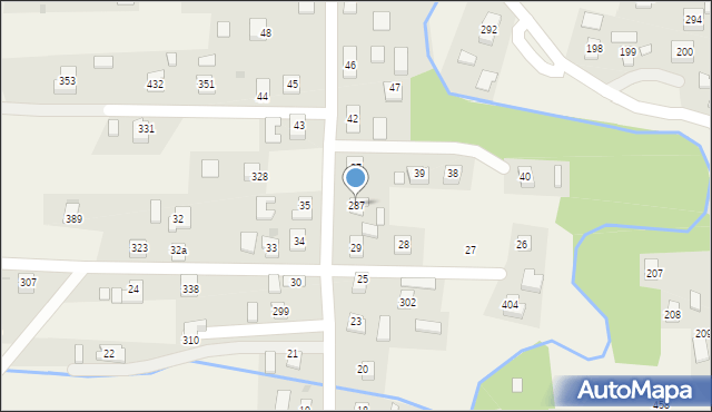 Cieklin, Cieklin, 287, mapa Cieklin
