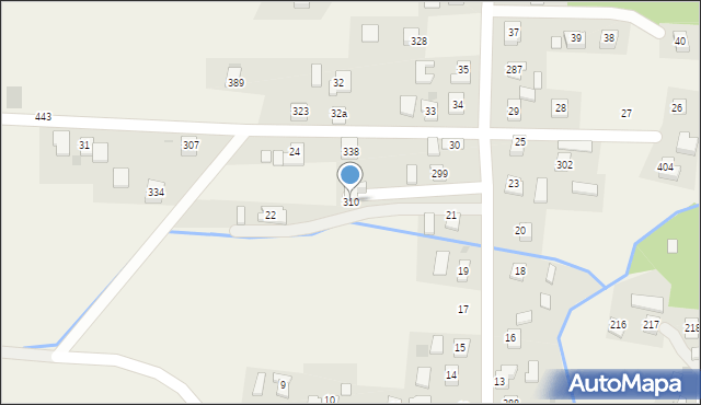 Cieklin, Cieklin, 310, mapa Cieklin