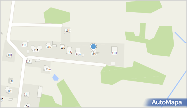 Ciekoty, Ciekoty, 11C, mapa Ciekoty