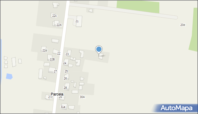 Ciekoty, Ciekoty, 23a, mapa Ciekoty