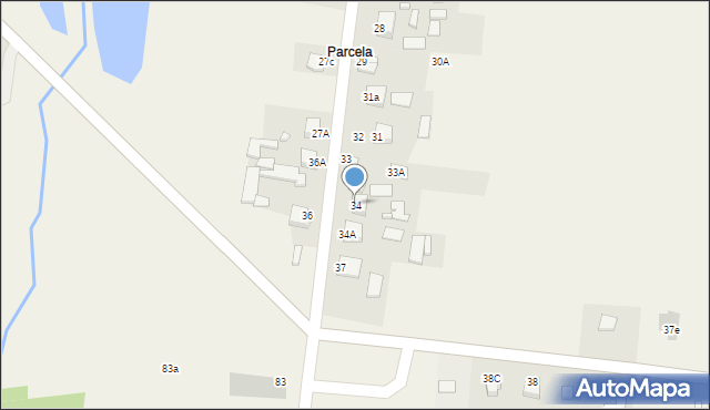 Ciekoty, Ciekoty, 34, mapa Ciekoty