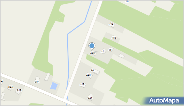 Ciekoty, Ciekoty, 44A, mapa Ciekoty