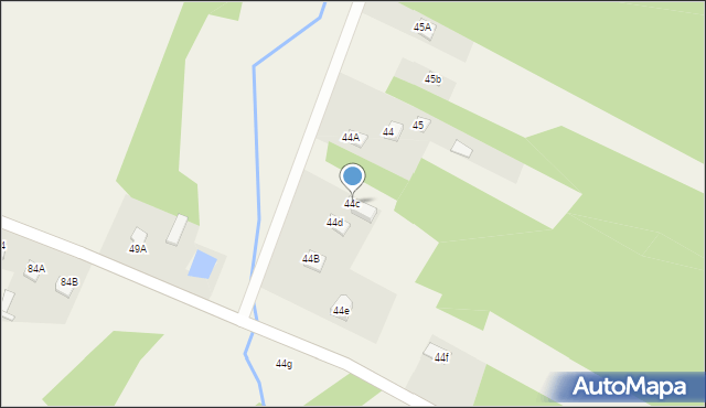 Ciekoty, Ciekoty, 44c, mapa Ciekoty