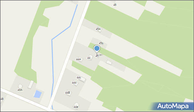 Ciekoty, Ciekoty, 45, mapa Ciekoty