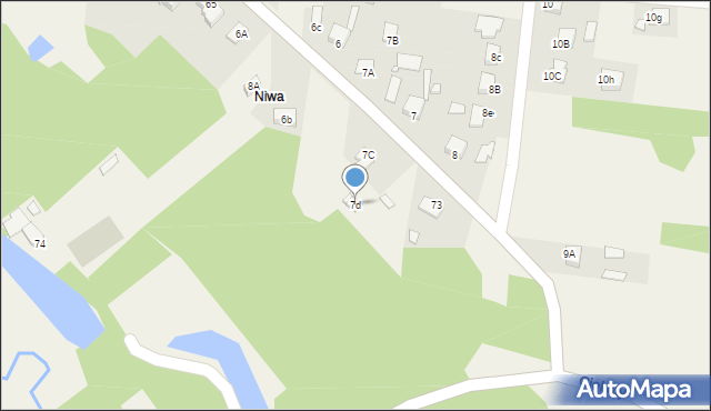 Ciekoty, Ciekoty, 7d, mapa Ciekoty