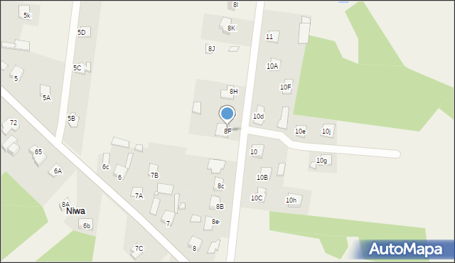 Ciekoty, Ciekoty, 8F, mapa Ciekoty