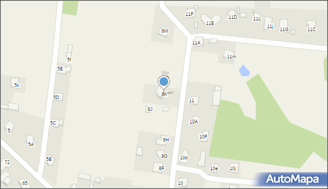Ciekoty, Ciekoty, 8K, mapa Ciekoty