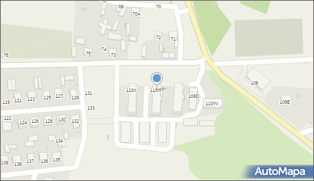 Cielądz, Cielądz, 110/II, mapa Cielądz