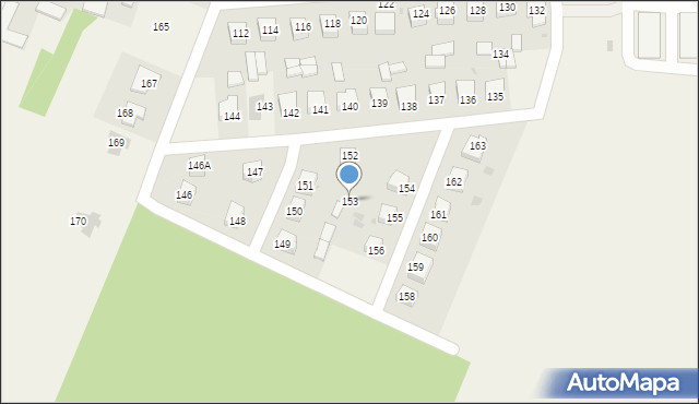 Cielądz, Cielądz, 153, mapa Cielądz