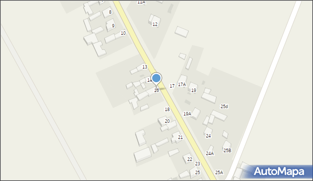 Cielądz, Cielądz, 16, mapa Cielądz