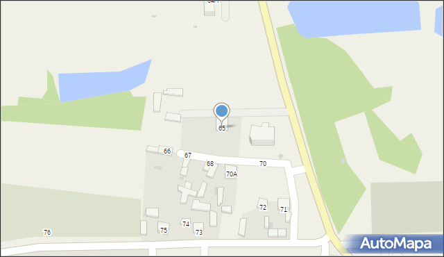 Cielądz, Cielądz, 65, mapa Cielądz