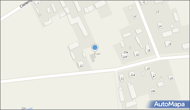 Cielemęc, Cielemęc, 4a, mapa Cielemęc