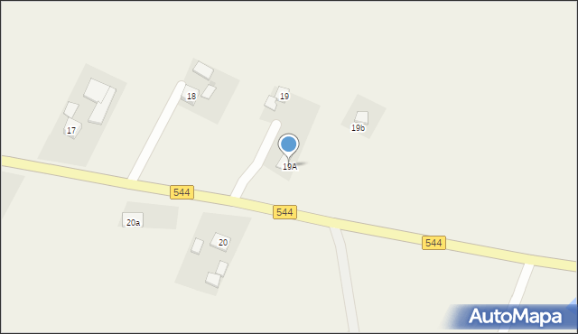 Cielęta, Cielęta, 19A, mapa Cielęta