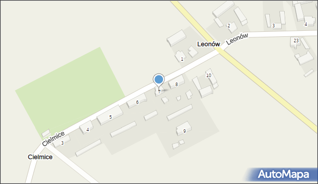 Cielmice, Cielmice, 7, mapa Cielmice