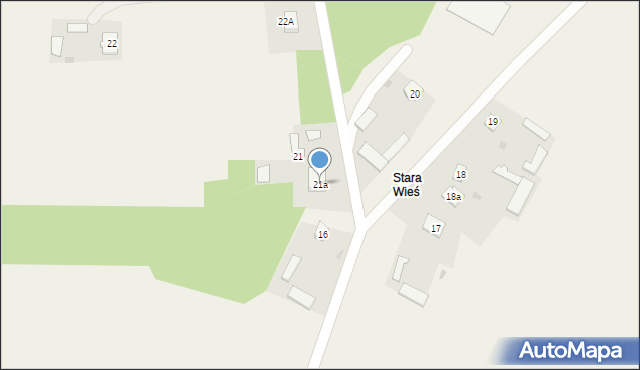 Cieloszka, Cieloszka, 21a, mapa Cieloszka