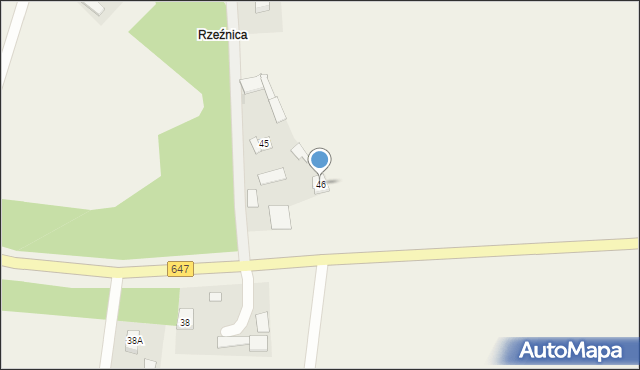 Cieloszka, Cieloszka, 46, mapa Cieloszka
