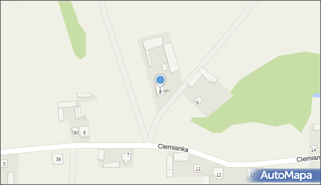 Ciemianka, Ciemianka, 8, mapa Ciemianka