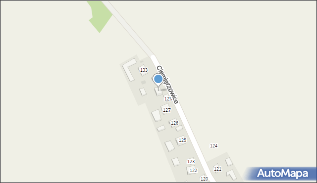 Ciemięrzowice, Ciemięrzowice, 131, mapa Ciemięrzowice