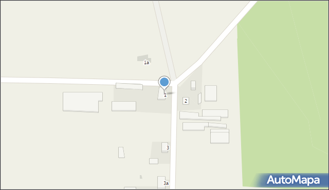 Ciemna Dąbrowa, Ciemna Dąbrowa, 1, mapa Ciemna Dąbrowa