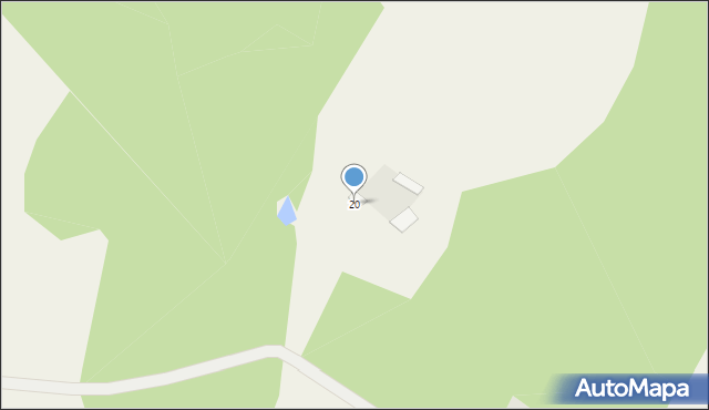 Ciemna Dąbrowa, Ciemna Dąbrowa, 20, mapa Ciemna Dąbrowa