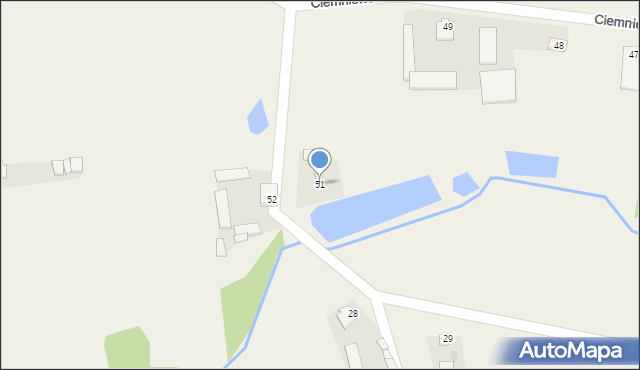 Ciemniewo, Ciemniewo, 51, mapa Ciemniewo