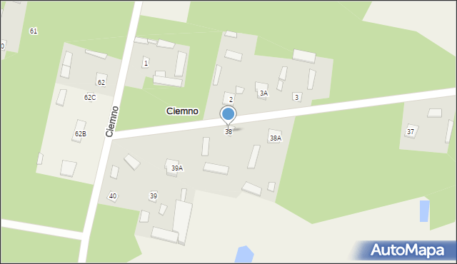 Ciemno, Ciemno, 38, mapa Ciemno