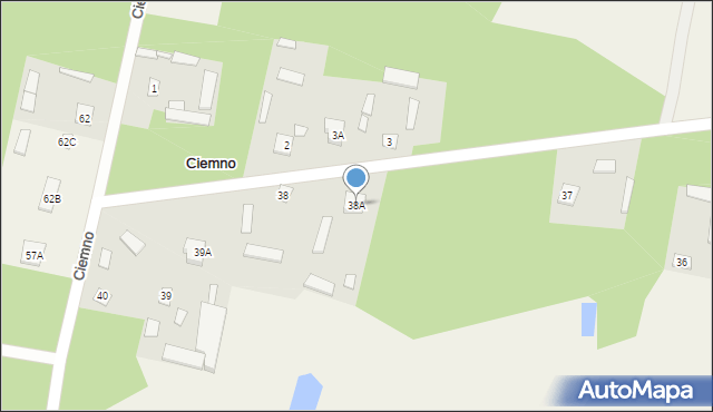 Ciemno, Ciemno, 38A, mapa Ciemno