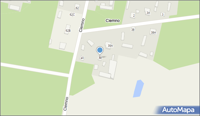 Ciemno, Ciemno, 39, mapa Ciemno