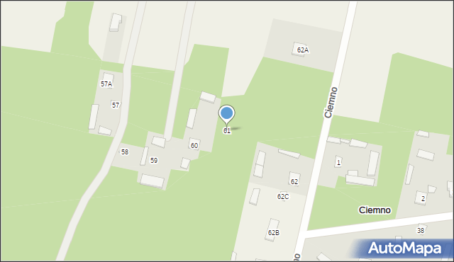 Ciemno, Ciemno, 61, mapa Ciemno