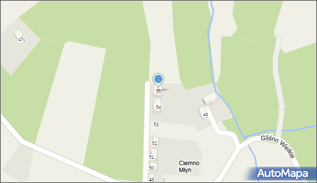 Ciemno, Ciemno, 55, mapa Ciemno