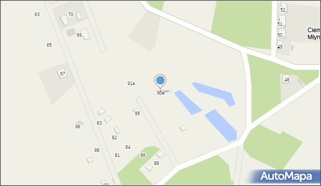 Ciemno, Ciemno, 90a, mapa Ciemno