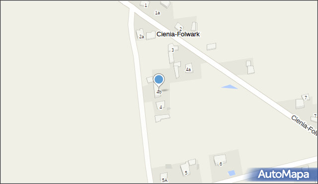 Cienia-Folwark, Cienia-Folwark, 4b, mapa Cienia-Folwark