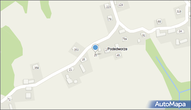 Cieniawa, Cieniawa, 20, mapa Cieniawa