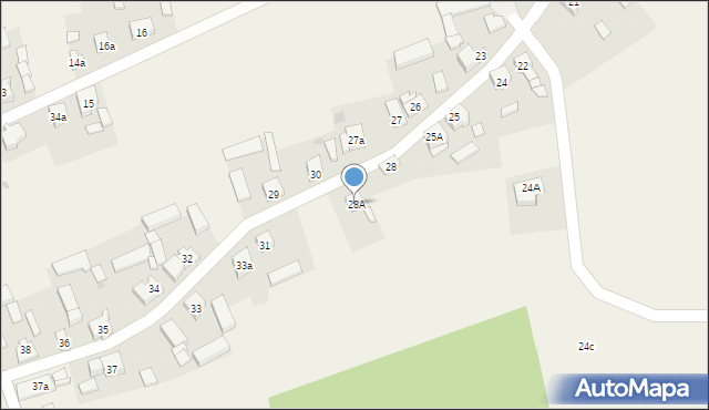 Cienin Kościelny, Cienin Kościelny, 28A, mapa Cienin Kościelny