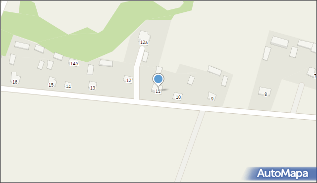 Ciepielewo, Ciepielewo, 11, mapa Ciepielewo